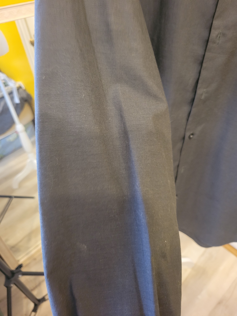 Claiborne Men's Dress Shirt in Charcoal Gray - Picture 5 of 6